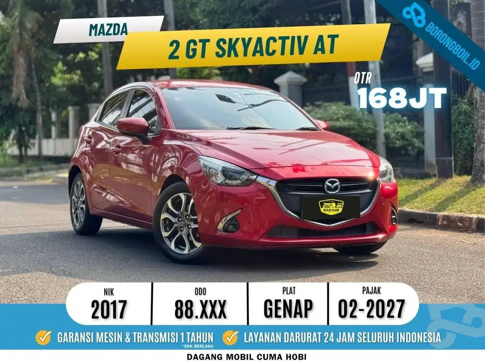 Istimewa!!  Mazda 2 GT AT 2017 Soul Red Metallic