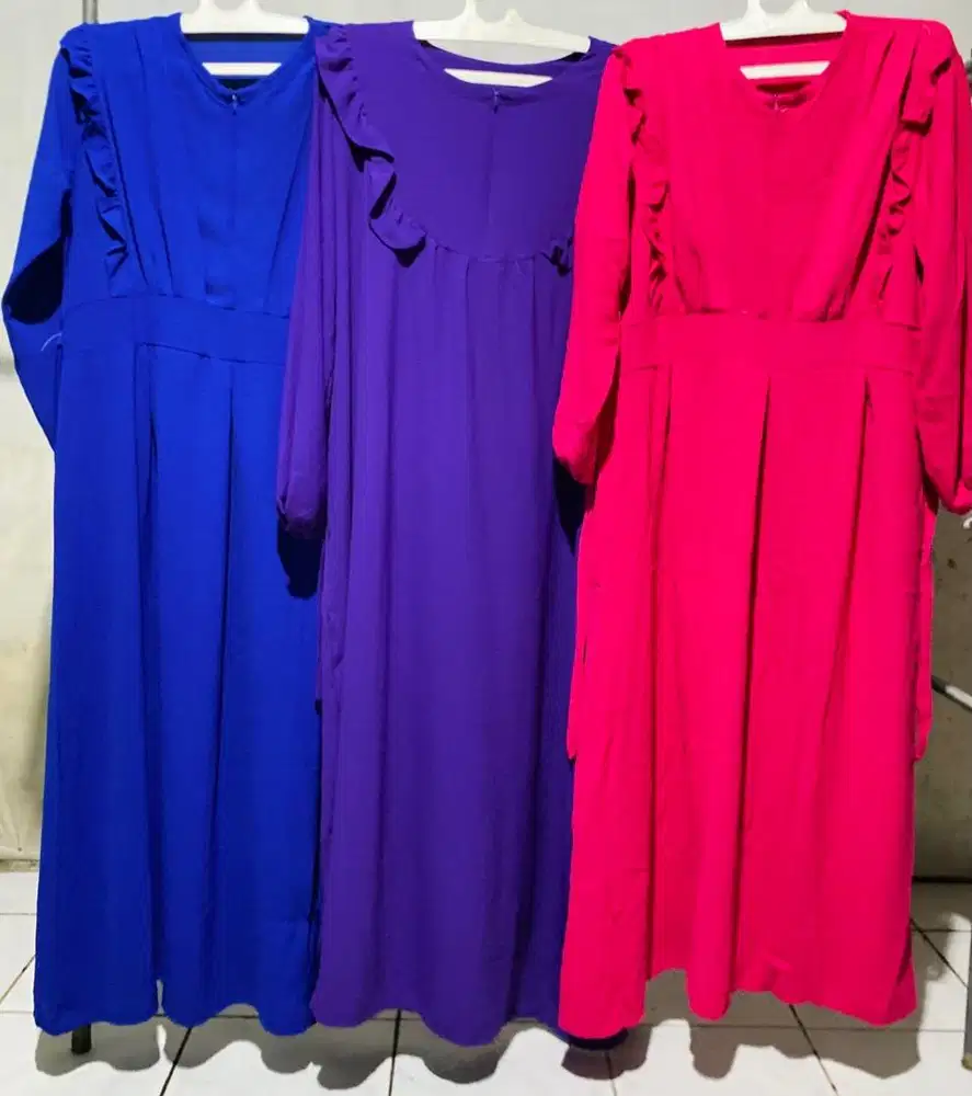 Gamis Cringkle || Gamis Harian || Gamis Kondangan