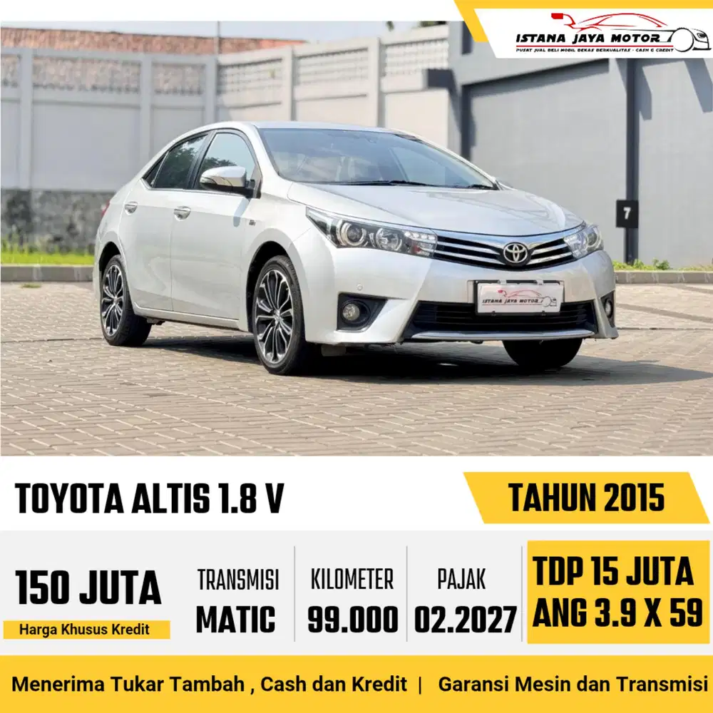 TOYOTA ALTIS 1.8 V 2015