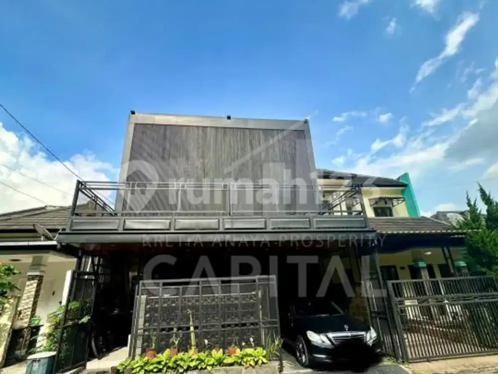 Rumah Keren Monochrome Design Estetik di Pancanaka Hill Cimahi