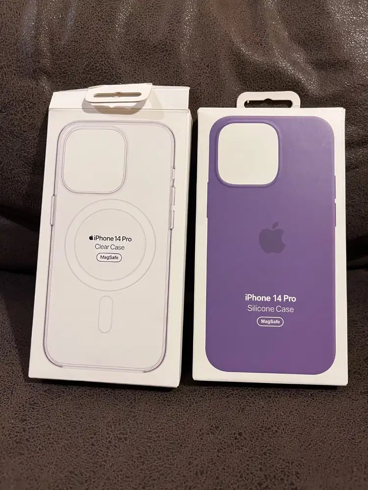 ORIGINAL Case Iphone 14 Pro Clear Case MagSafe & Silicone Amethyst