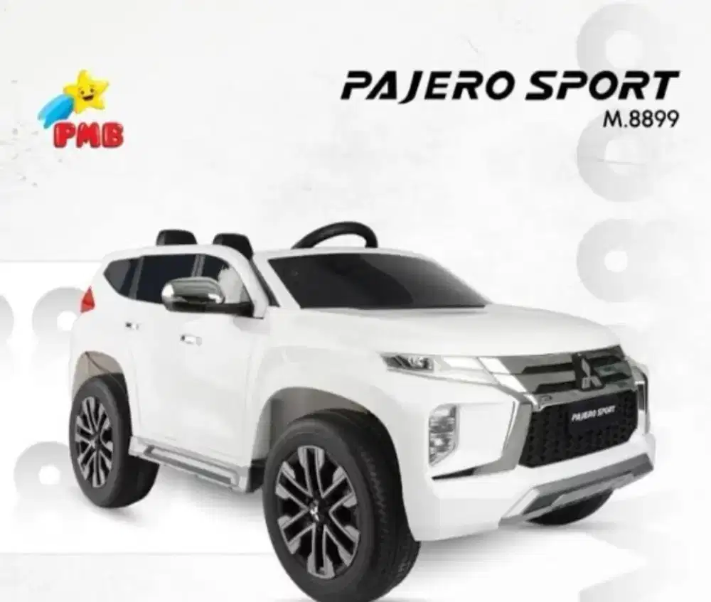 Mobil Aki Pajero Sport Anak PMB Mainan Mobilan Remot Control