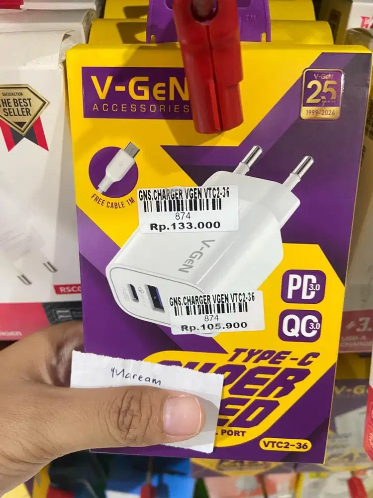 Charger vgen ATLANTIS DAHSYAT