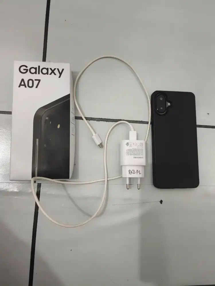 di jual samsung a07, pemakaian +- 1 bln