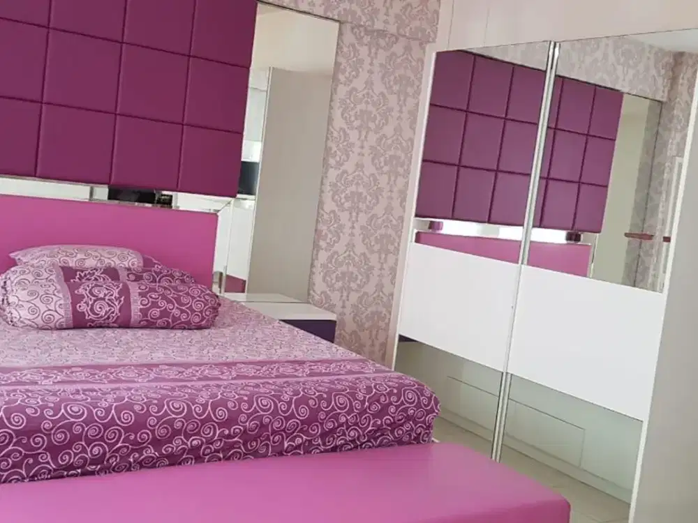 Disewakan Apartemen Puncak Kertajaya Tower B 2BR Loss Jadi 1 Minimalis Cakep