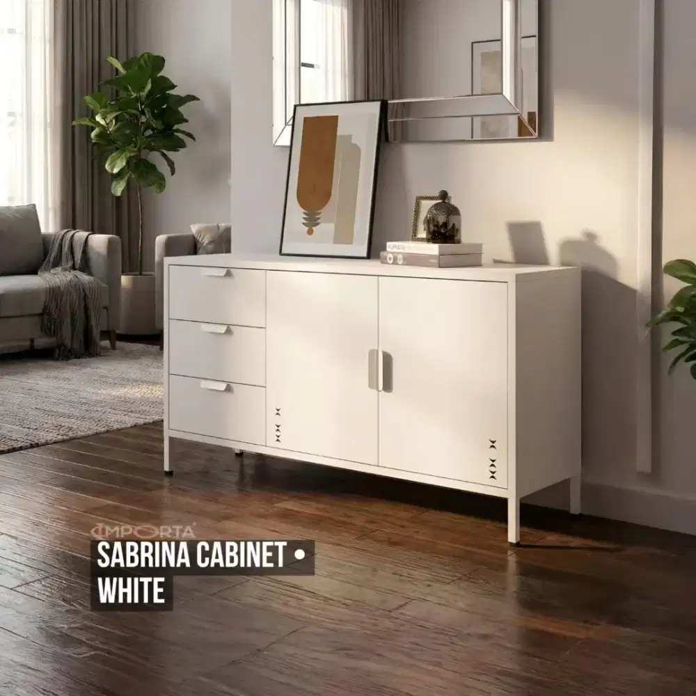 Rak / Kabinet Besi Importa Sabrina Cabinet White