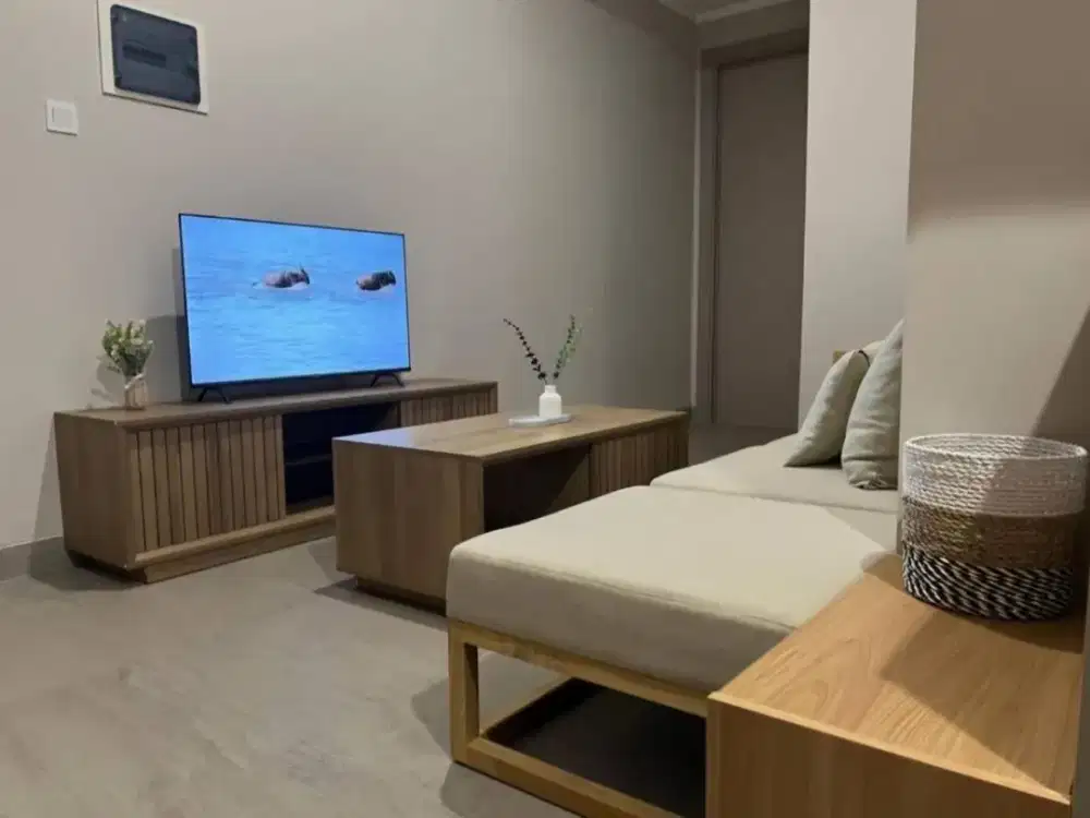 Apartemen Menara Jakarta Kemayoran Twr Equinox Uku 45 Ada 2 KT 1 KM Furnished Lantai 63 Bagus