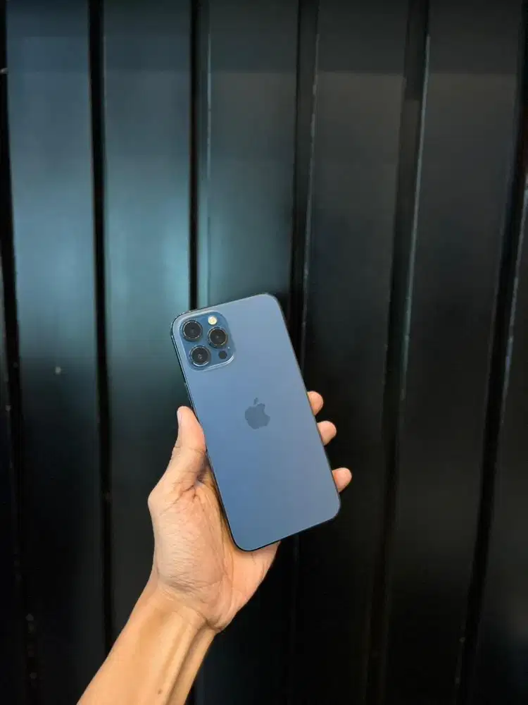 Iphone 12 pm 256gb pasific blue resmi indo