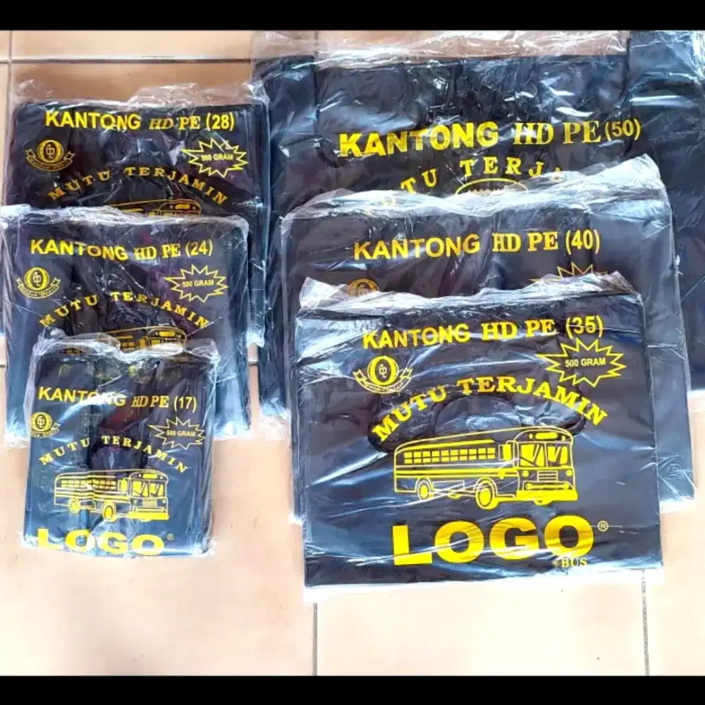 JUAL KANTONG PLASTIK KRESEK [Merah,hitam,bening,putih]