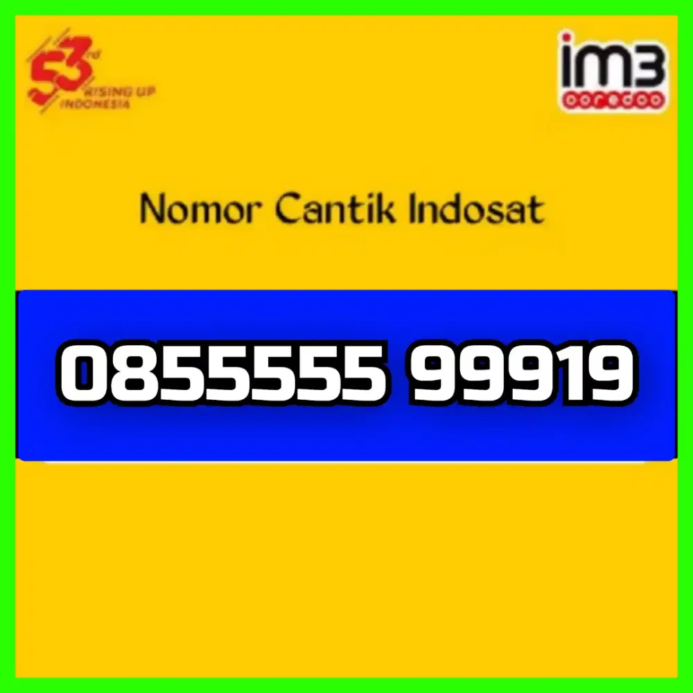 Nomor cantik Indosat Im3 super