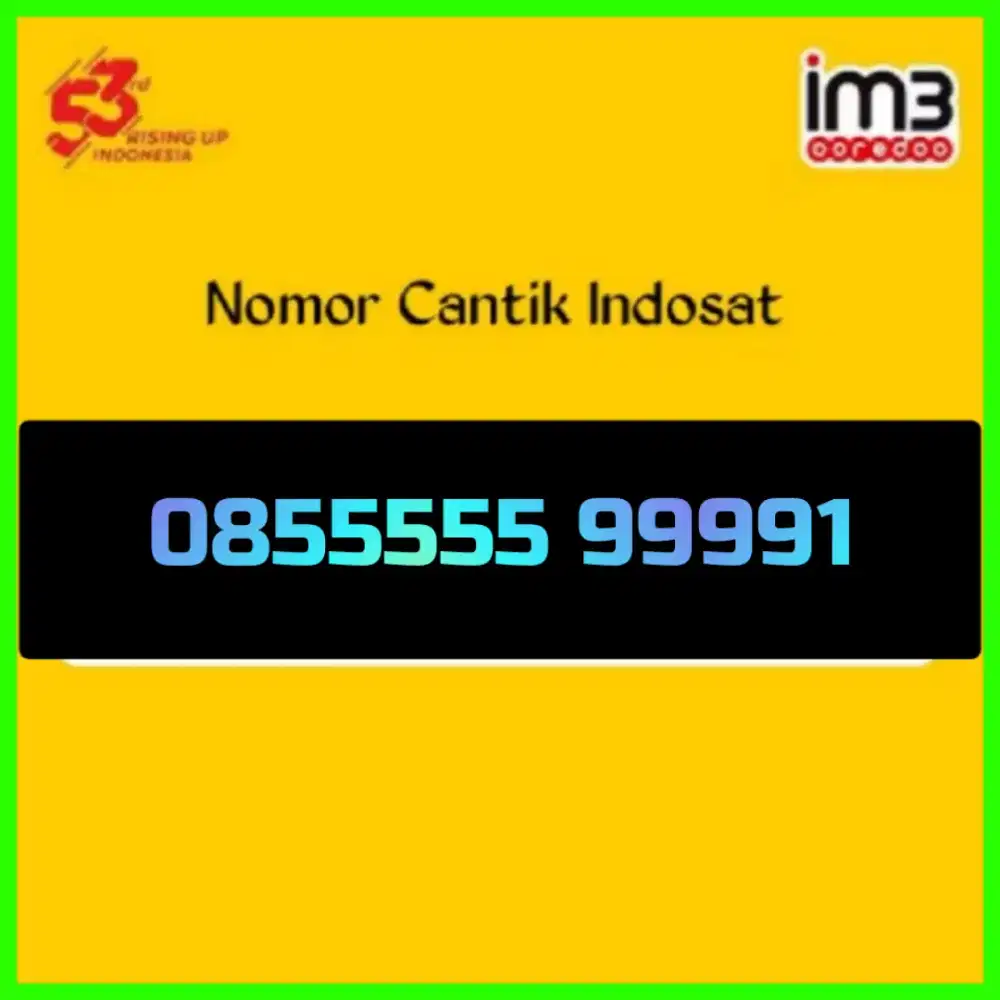 Nomor cantik Indosat Im3 super