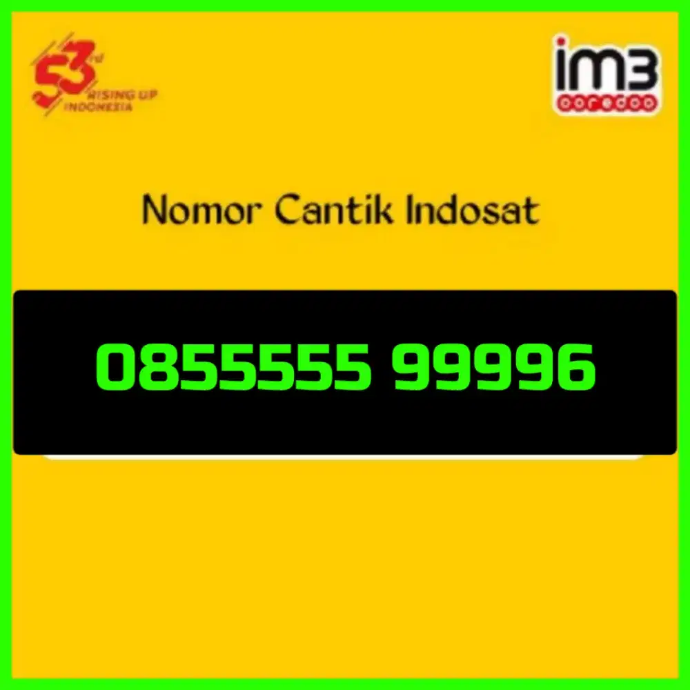 Nomor cantik Indosat Im3 super