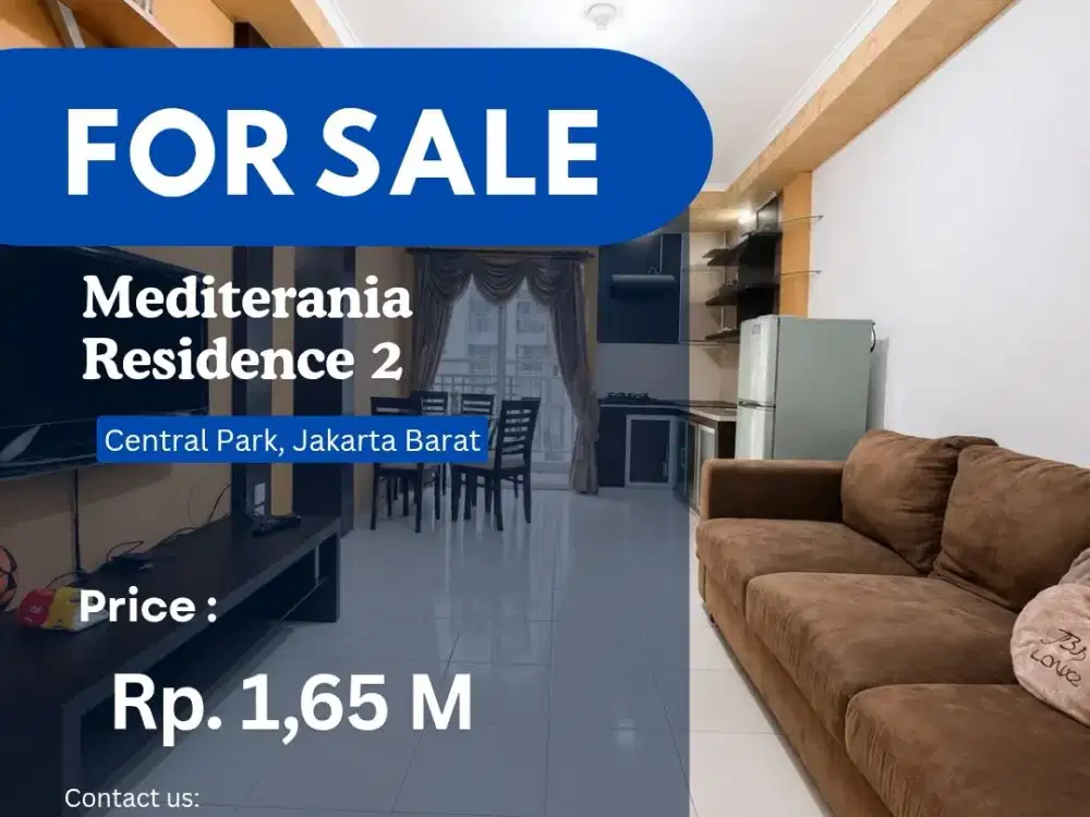 DIJUAL CEPAT Apartment Mediterania Residence 2 unit 3BR
