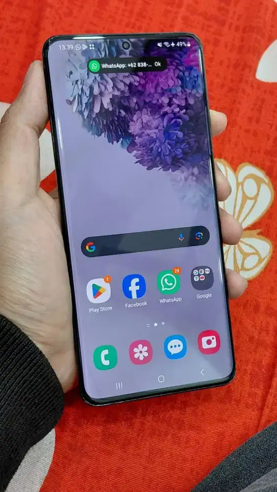 samsung S20 plus resmi sein
Ram 8/128GB