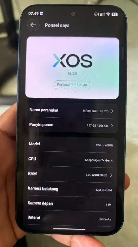 INFINIX NOTE 60 PRO 5G BIRU
