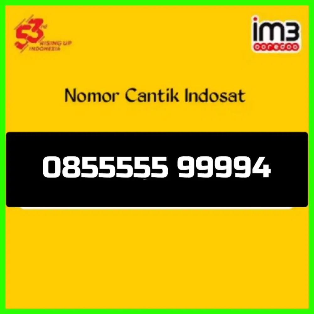 Nomor cantik Indosat Im3 super