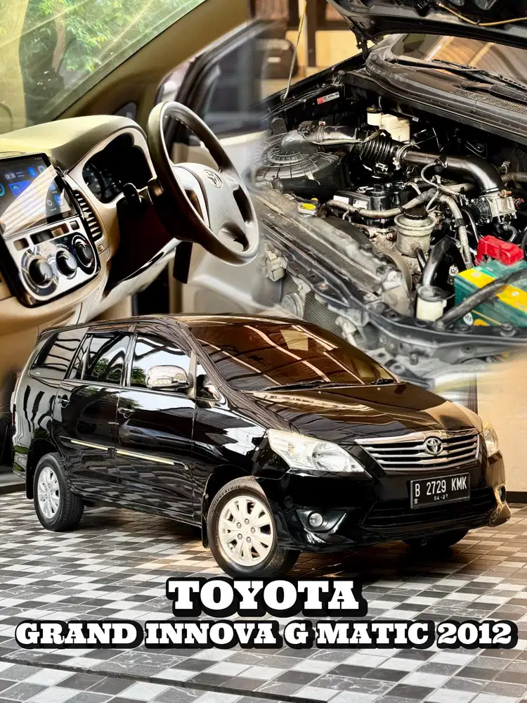 Toyota Kijang Innova G 2.0 AT Matic Bensin 2012 Siap Pakai
