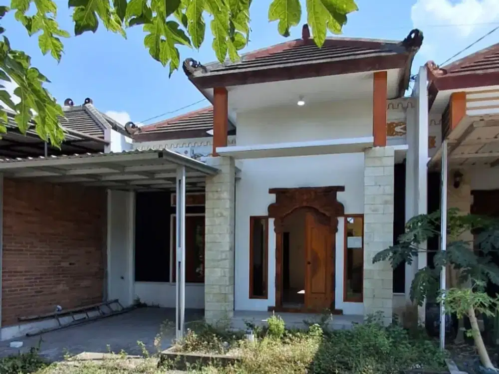 Rumah Etnik Berkarakter Dekat Tol Prambanan, Second Harga Murah