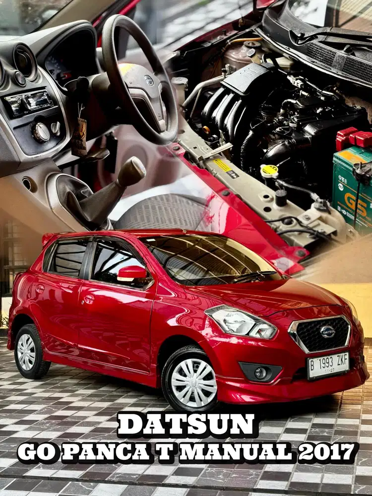 Datsun GO Panca T 1.2 MT Manual 2017 Tangan Pertama dari Baru