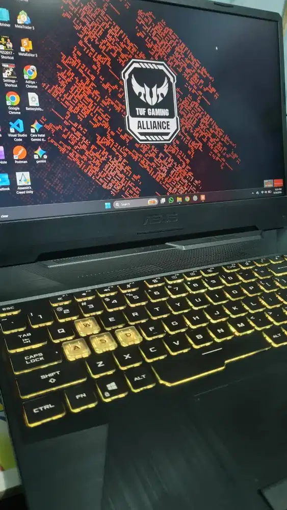 JUAL BU ASUS TUF GAMING A15 FA506IV - RTX 2060 | RYZEN 7 4800H | MULUS