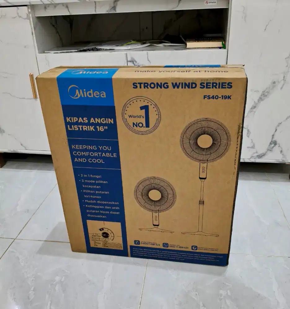 Kipas Angin Midea FS40-19K 2in1
