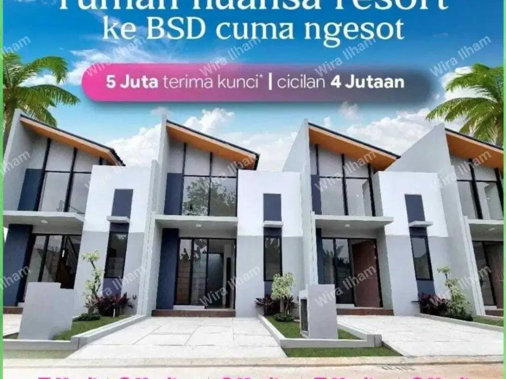 Dekat Aeon mall dan Stasiun Cisauk Free PPn 100% At Serpong garden