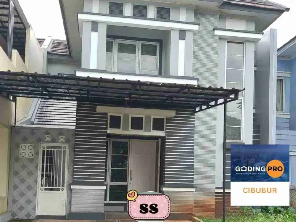 Dijual rumah kota wisata Cibubur rapih Siap huni dalam cluster istimewa