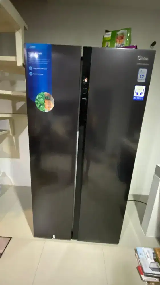 Kulkas 2 pintu Midea side by side