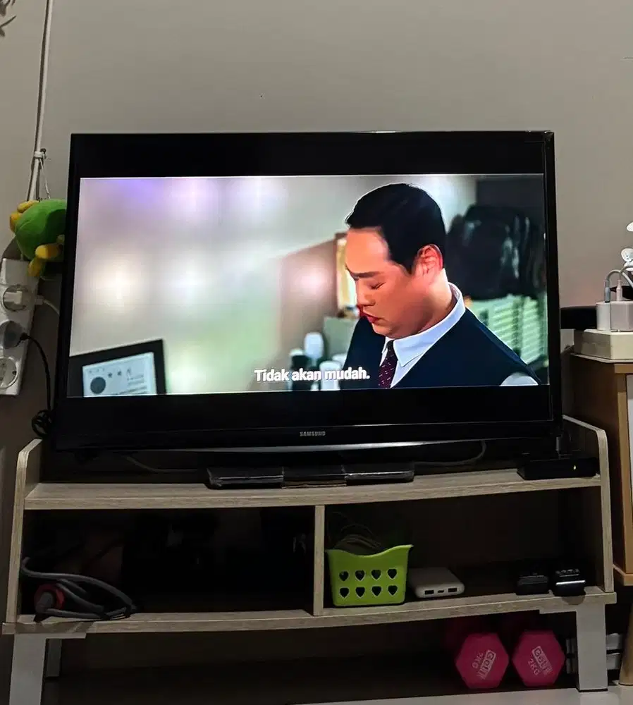 tv led samsung 32inch+stb android (ada minus)