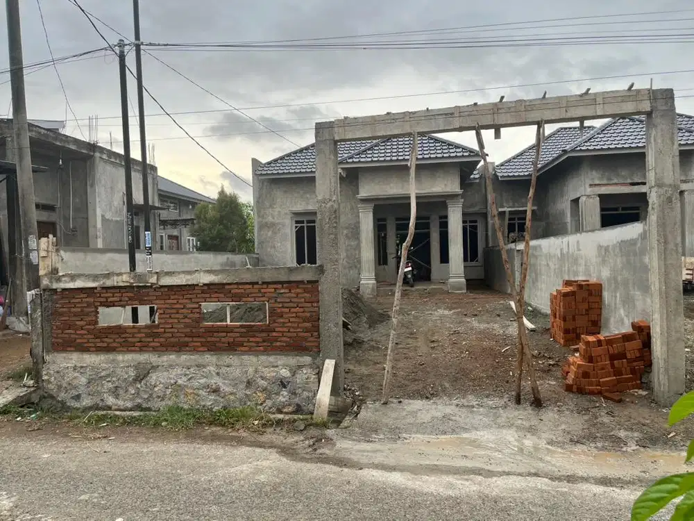 Rmh minimalis type 85/295M.pinggir jln aspal gp cot lamkuweuh meuraxa