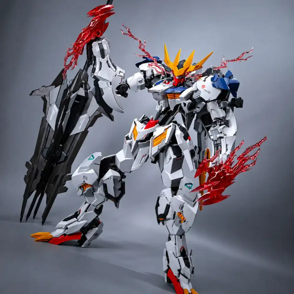 (READY STOCK) Wolftech Barbatos MG Wolf King Model 1/100 (Metal frame)