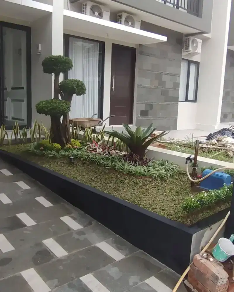 Dekorasi pembuatan taman minimalis modern