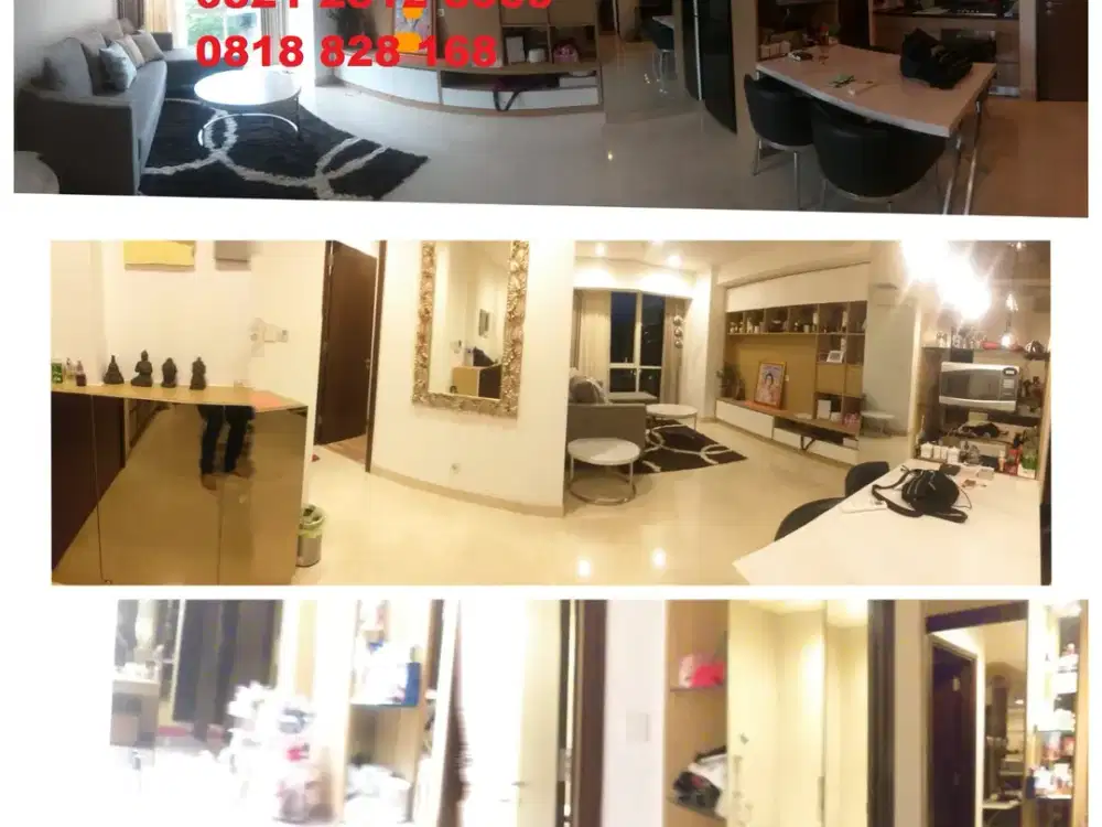 Sewa Apartemen Gardenia Boulevard, 1 BR 38m2 / 2BR, 55m2,FF, Hrga 1BR, Monthly, Bs Pilih/cicil
