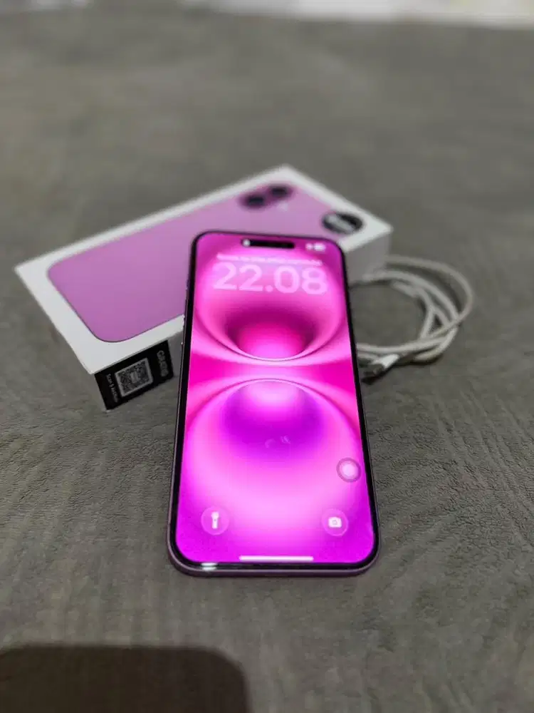 DIJUAL IPHONE 16PLUS PINK 256GB