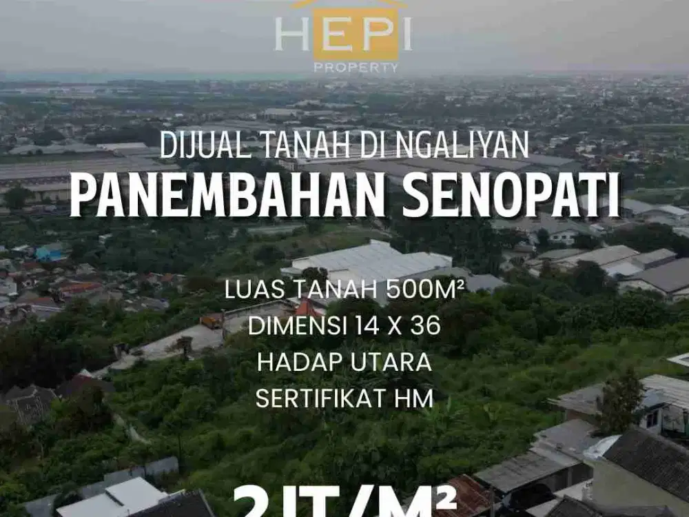 Dijual Tanah Kavling Panembahan Senopati Ngaliyan View Menawan Kota Semarang