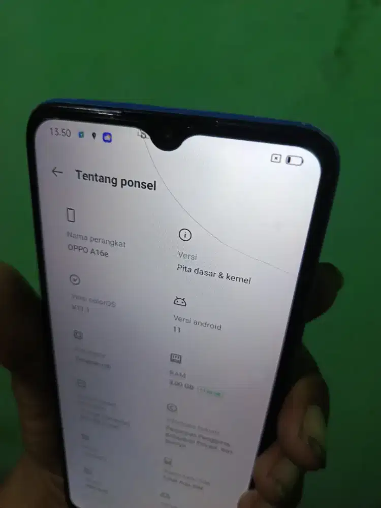 Oppo a16e Ram 3/32 Batangan aja