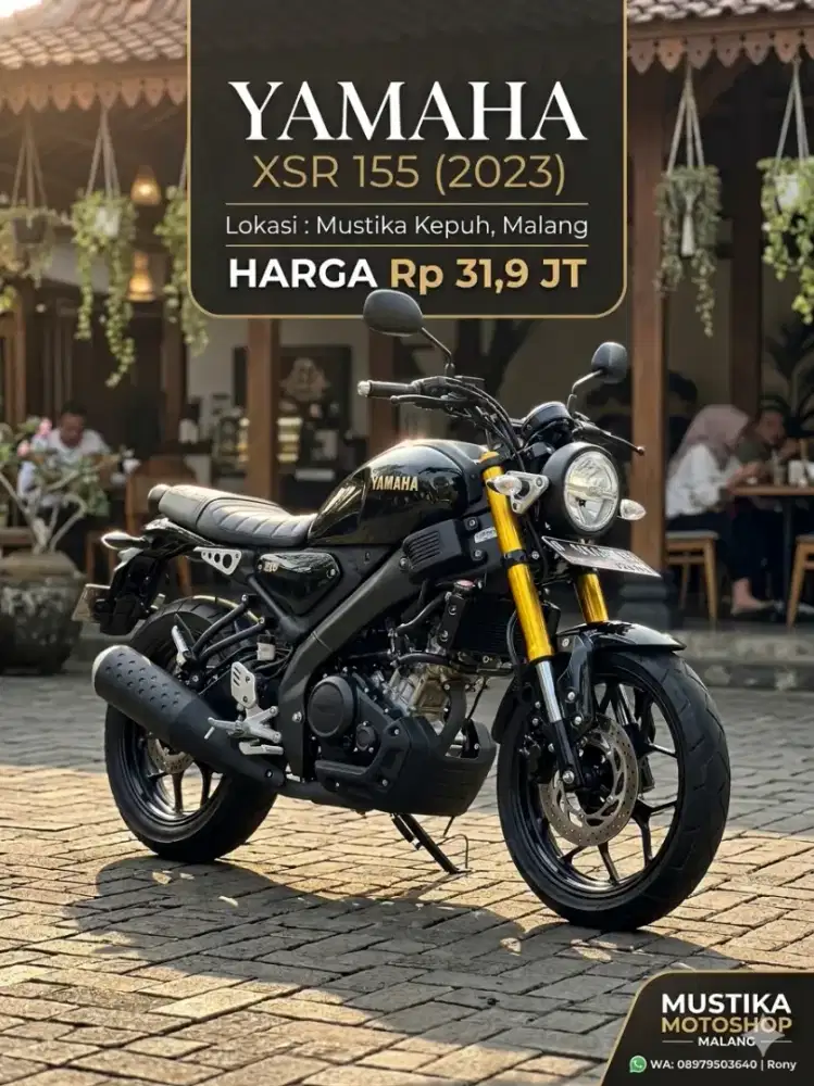 READY‼️ YAMAHA XSR 155 TH 2023 MULUS NOPOL AG ODO 13RB ASLI