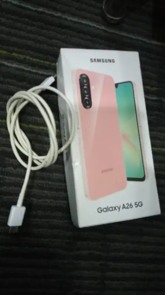 Samsung a26 5G normal jaya segel baret dikit bawah saja