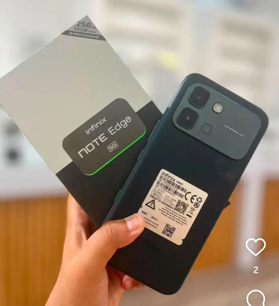 INFINIX NOTE EDGE 16/256GB 'ATLANTIS DAHSYAT'