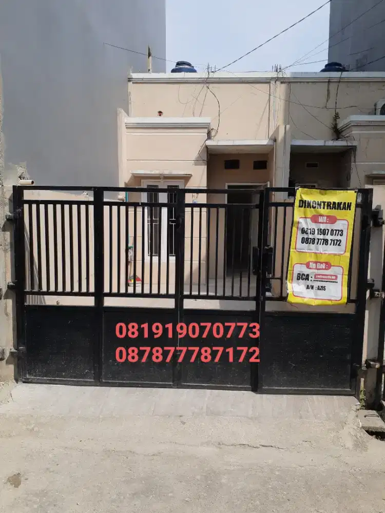 Disewakan Rumah Kansa Residence No. H7 
Jl. H. Taiman ujung Kramat JT