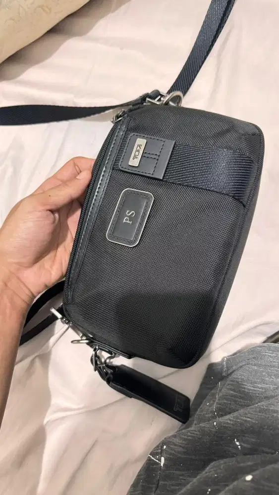 Tumi Area Crossbody Bag Black