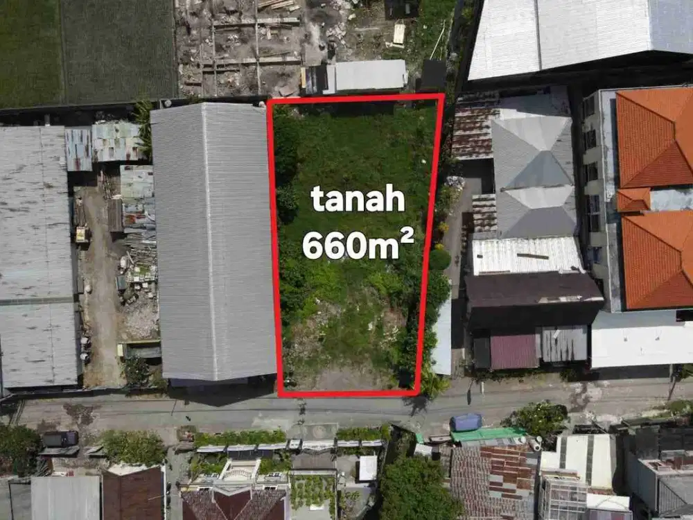jual tanah pura demak 660m2 zona perdagangan dan jasa