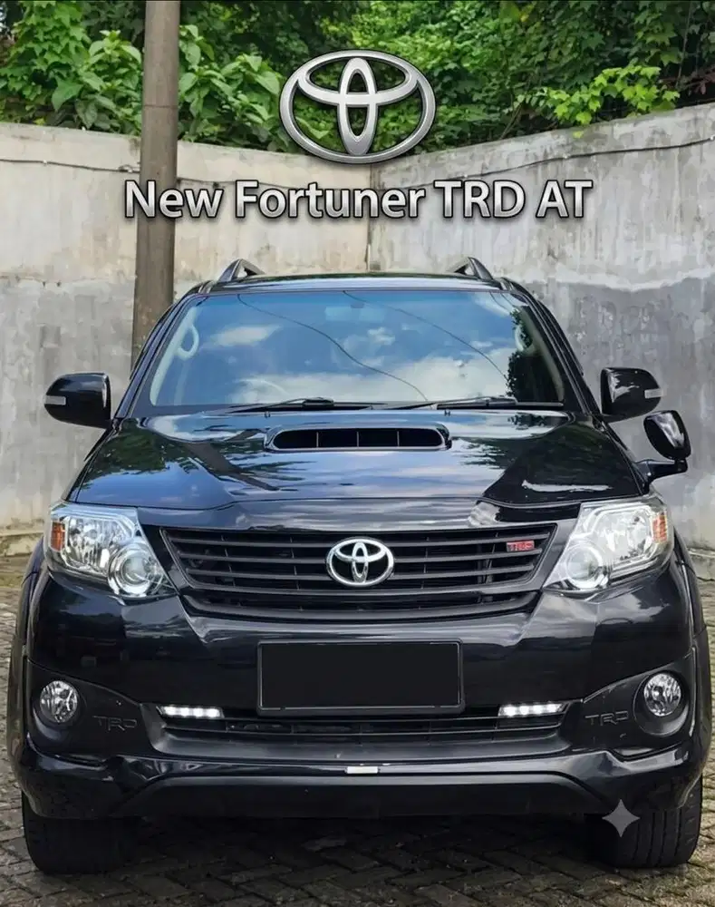 New Toyota FORTUNER TRD Vnt G 2.5 AT Automatic Thn 2014 BG Palembang