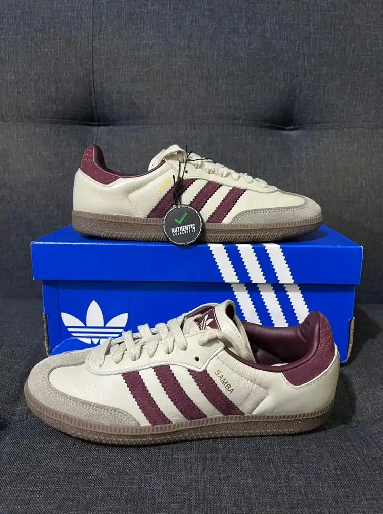 Sepatu Adidas Samba OG Putty Grey Size 38