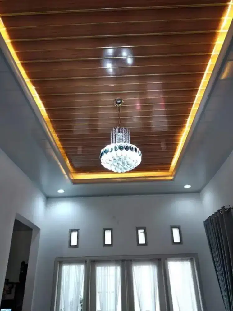 Plafon PVC terpasang