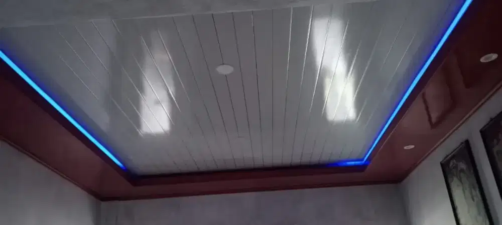 Plafon PVC terpasang