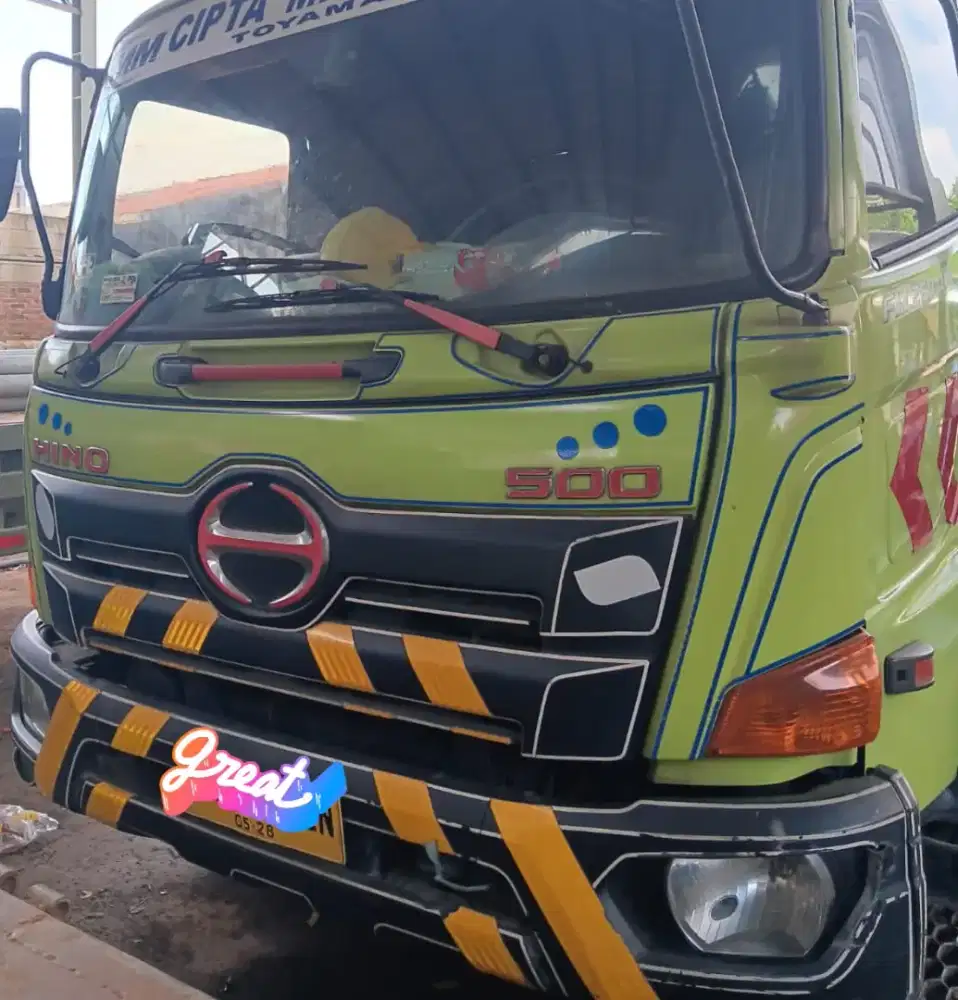 Hino Lohan 500 FM 260 JW Bak Besi 6×4 Long 9.5mtr Turbo BioSolar Euro2