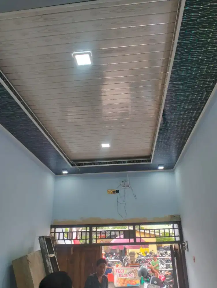 Plafon PVC terpasang