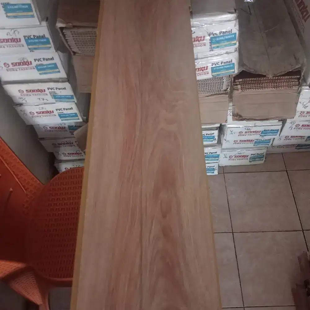 Plafon PVC terpasang