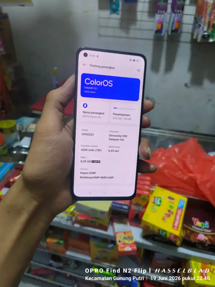 Oppo reno 6 5g 8/128